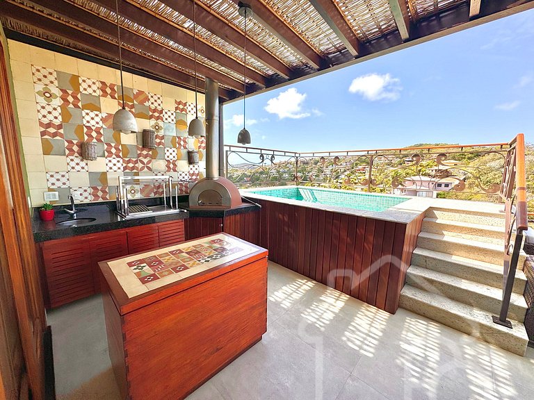 Mansão de Alto Padrão em Geribá com Jacuzzi