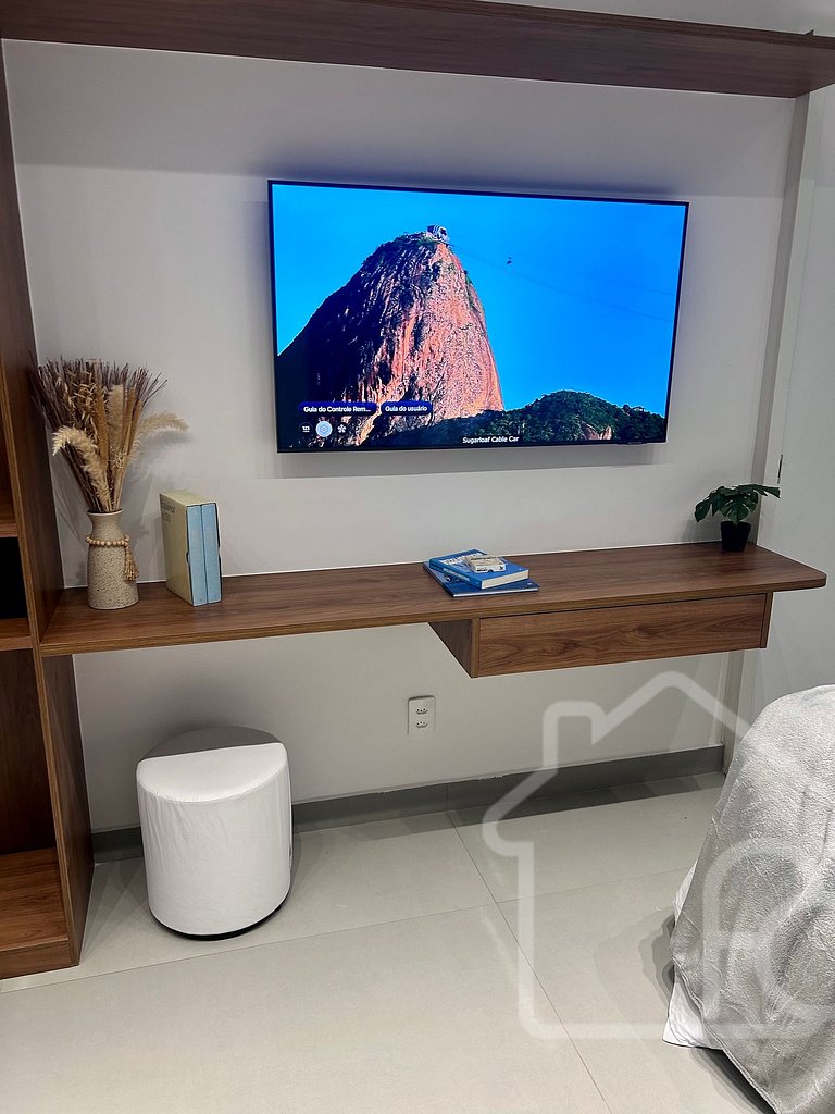 Estúdio moderno e completo em Laranjeiras