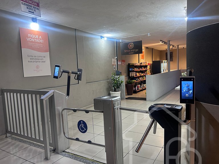 Estúdio moderno e aconchegante em Laranjeiras