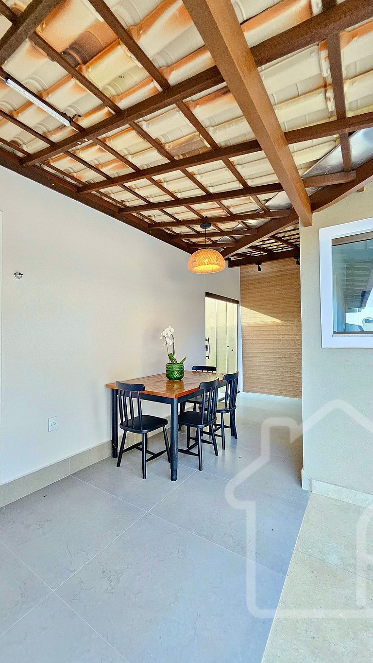 Casa em Geribá com Área Gourmet e Churrasqueira