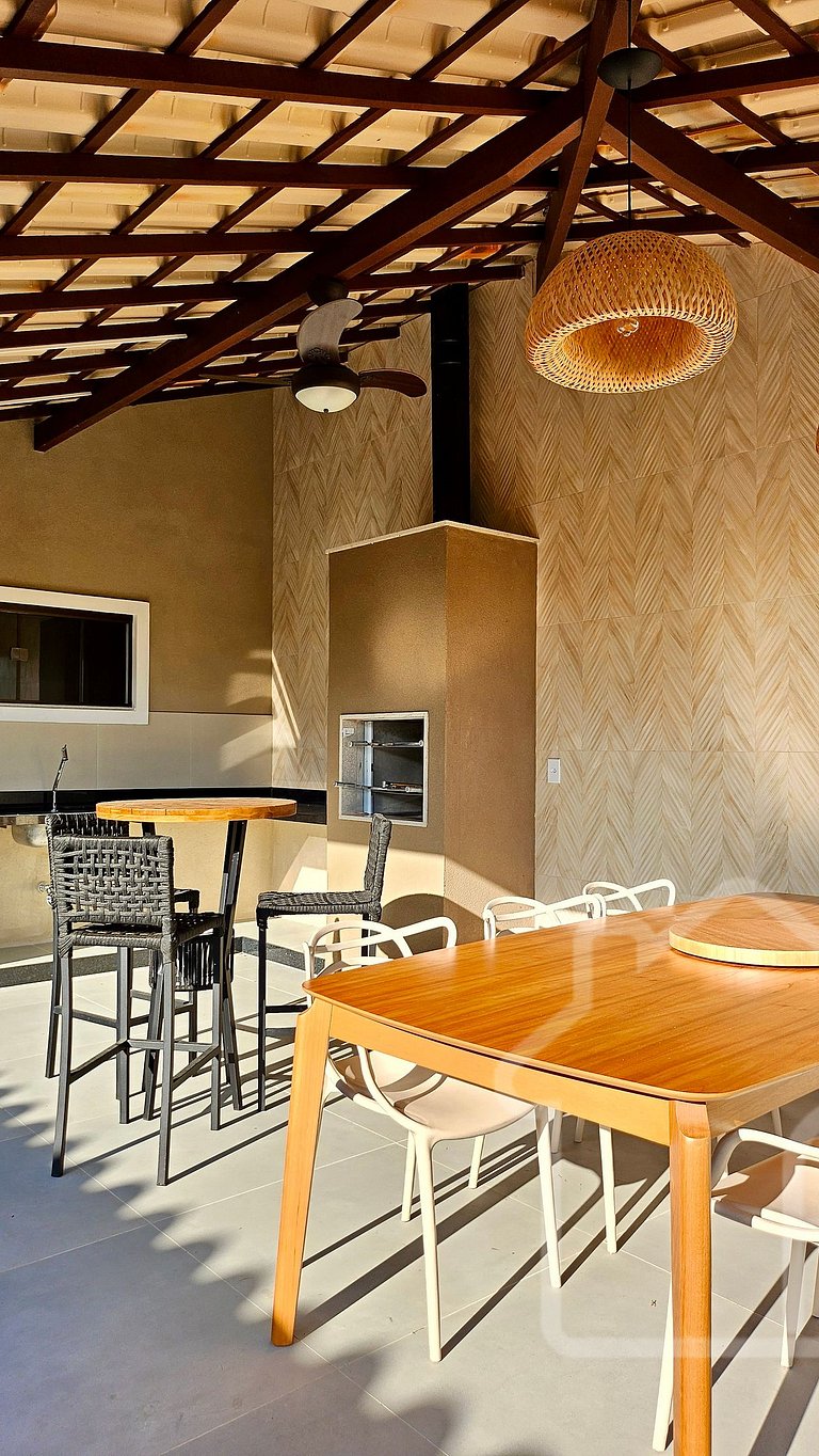 Casa em Geribá com Área Gourmet e Churrasqueira