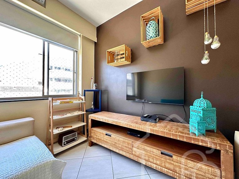 Apartamento a 5 min da Praia de Ipanema -3 quartos