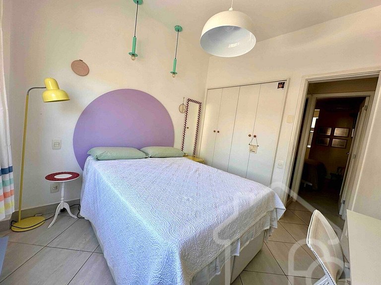 Apartamento a 5 min da Praia de Ipanema -3 quartos