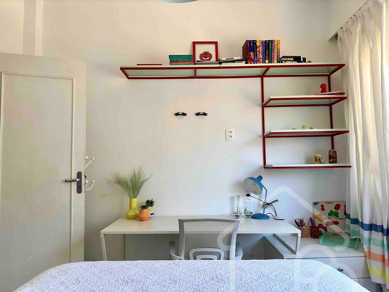 Apartamento a 5 min da Praia de Ipanema -3 quartos