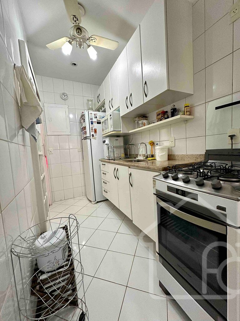 Apartamento a 5 min da Praia de Ipanema -3 quartos