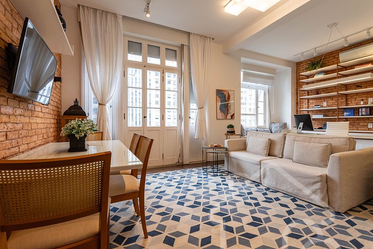 Apartamento Moderno e Estiloso na Cinelândia