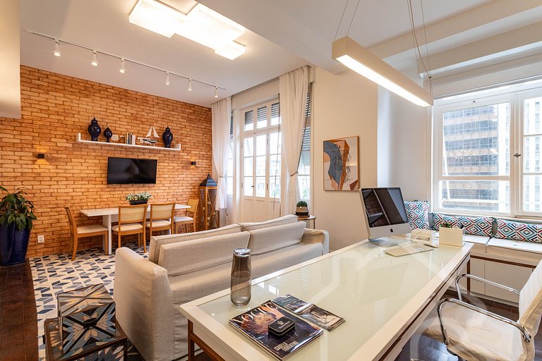 Apartamento Moderno e Estiloso na Cinelândia