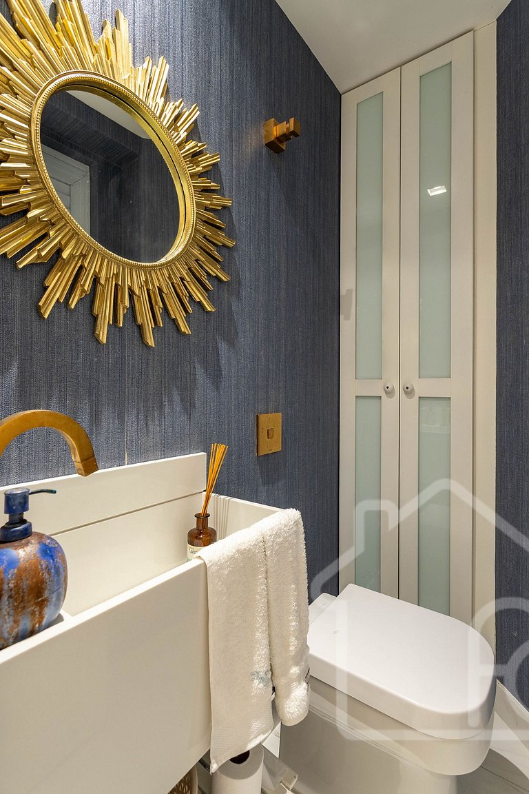 Loft design na Cinelândia • metrô ao lado + ar