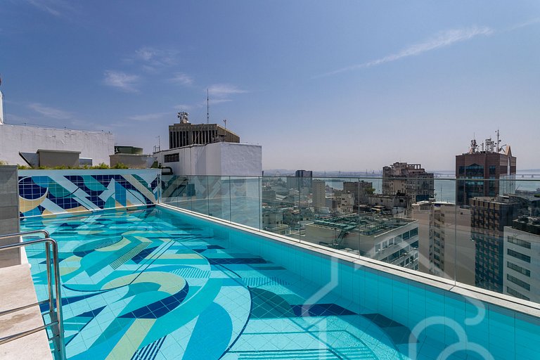 Estúdio Moderno no Centro do Rio – Residencial Skylux