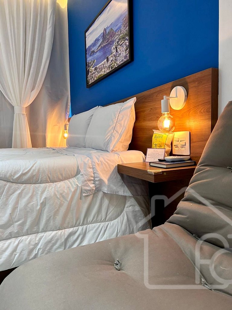 Estúdio moderno e completo em Laranjeiras