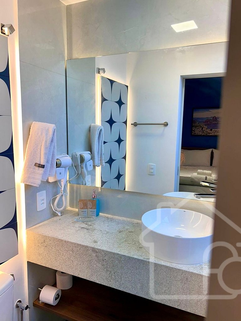 Estúdio moderno e completo em Laranjeiras