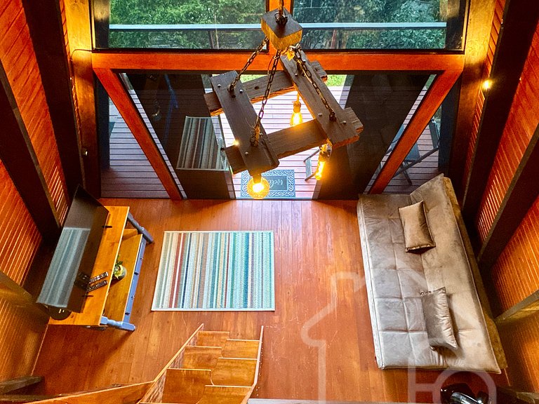 Chalé Romântico com Vista Deslumbrante