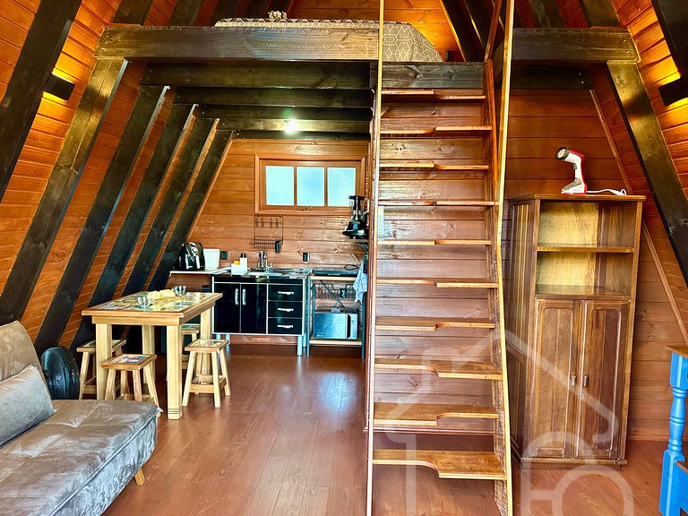 Chalé Romântico com Vista Deslumbrante