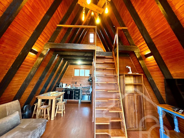 Chalé Romântico com Vista Deslumbrante