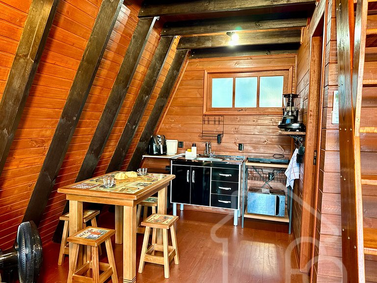 Chalé Romântico com Vista Deslumbrante