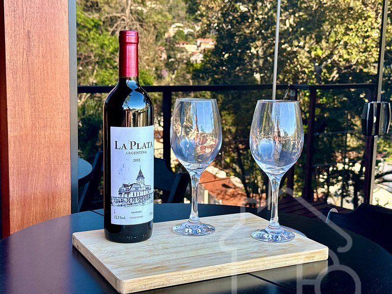 Chalé Romântico com Vista Deslumbrante