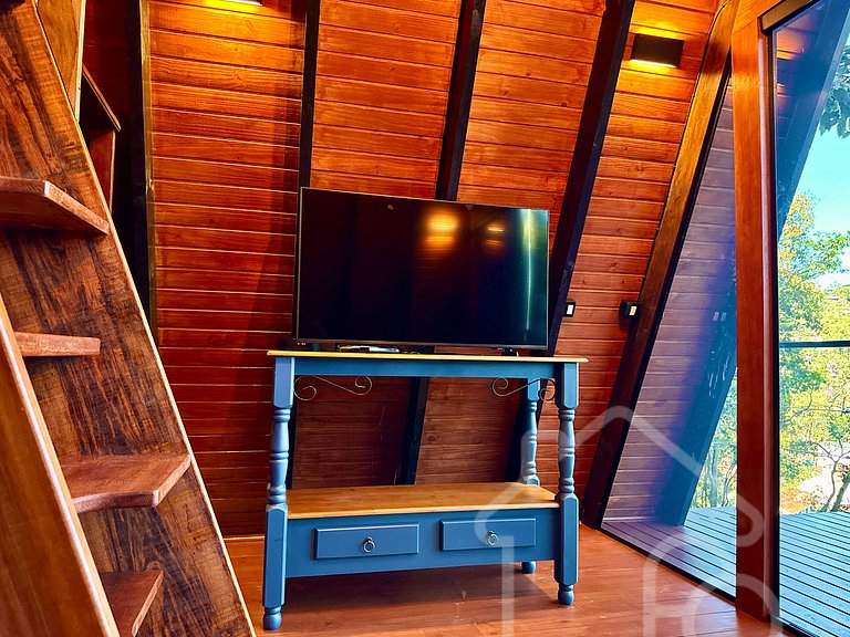 Chalé Romântico com Vista Deslumbrante