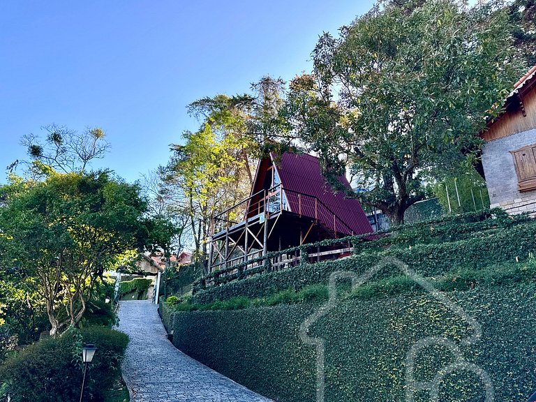 Chalé Romântico com Vista Deslumbrante