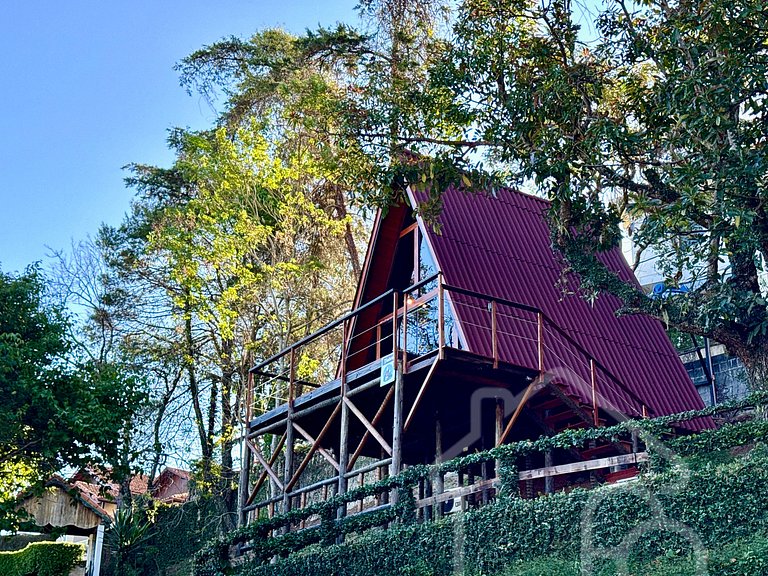 Chalé Romântico com Vista Deslumbrante