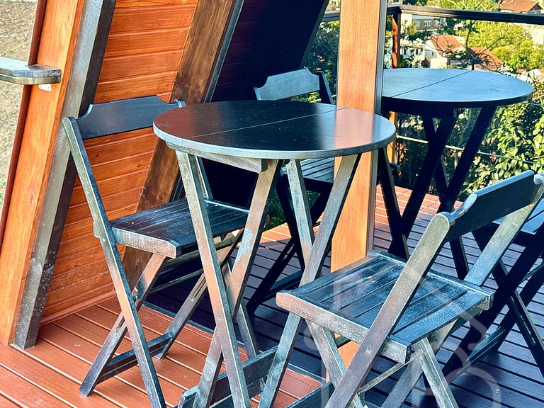 Chalé Romântico com Vista Deslumbrante