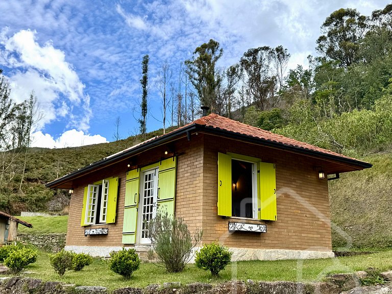 Chalé com área gourmet privativa