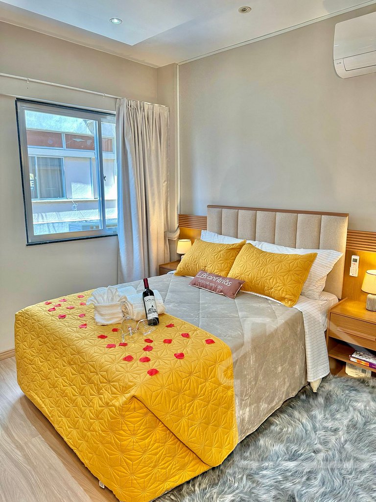 Estúdio no centro com ar-condicionado