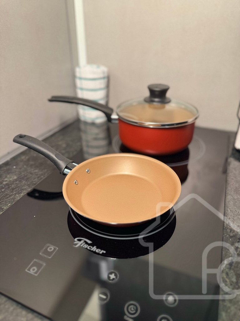 Apartamento central com ar-condicionado