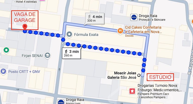 Estúdio no centro com ar-condicionado