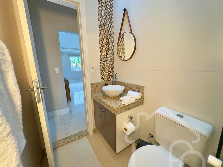 Casa nas montanhas com piscina e sauna