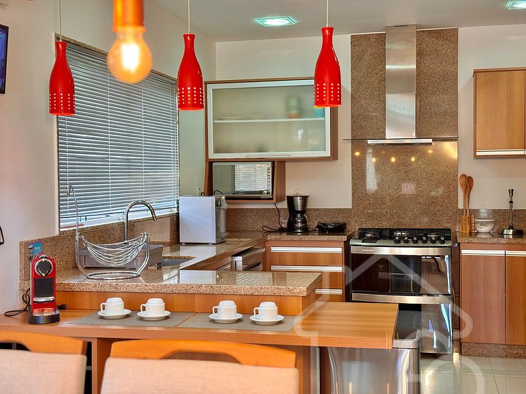 Casa nas montanhas com piscina e sauna