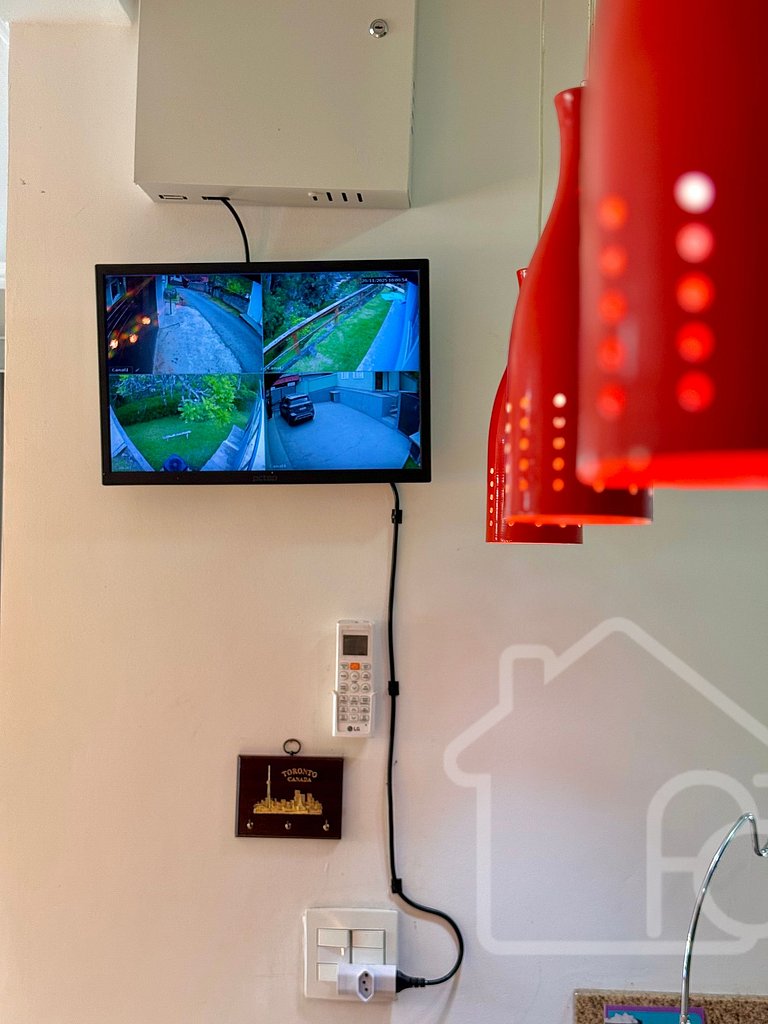 Casa nas montanhas com piscina e sauna