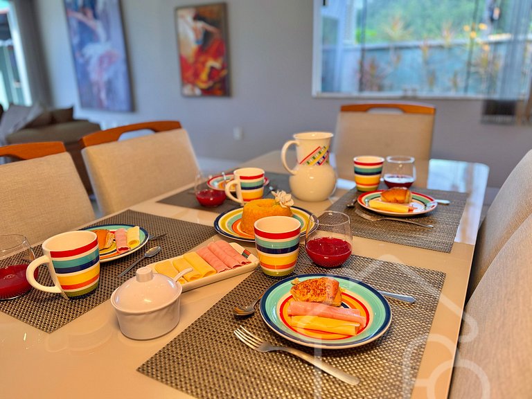 Casa nas montanhas com piscina e sauna