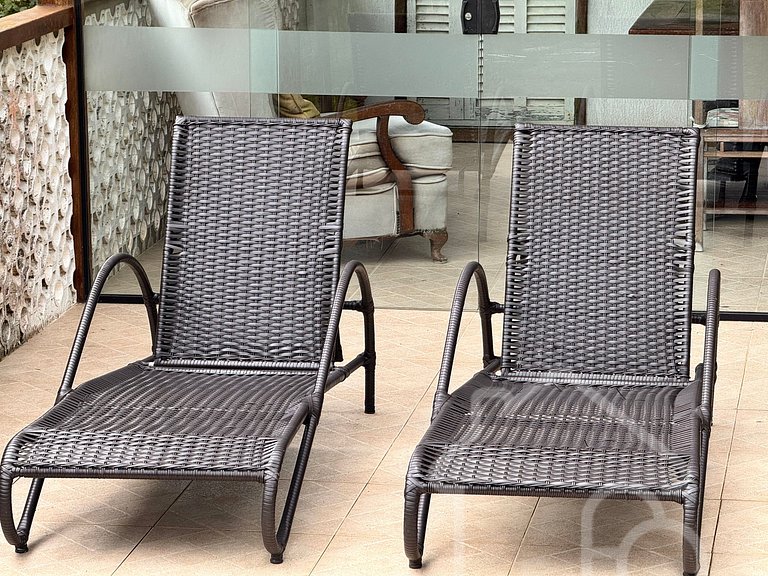 Casa com vista para as montanhas