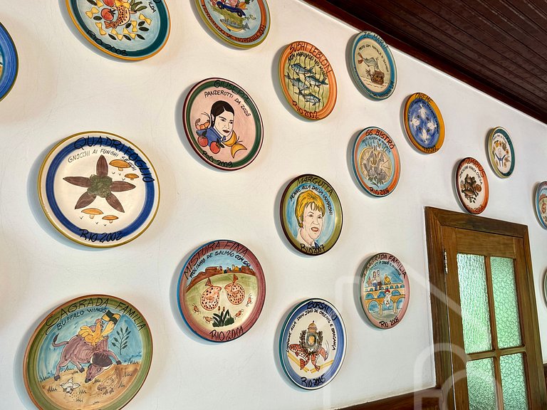 Casa com vista para as montanhas