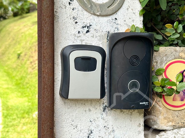 Casa com vista para as montanhas