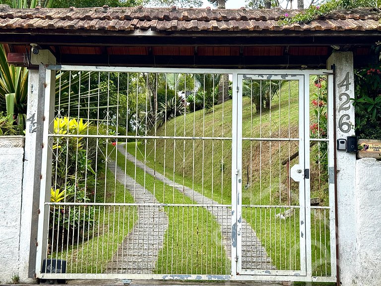 Casa com vista para as montanhas