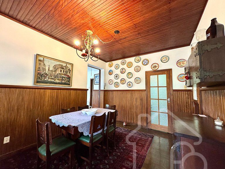 Casa com vista para as montanhas