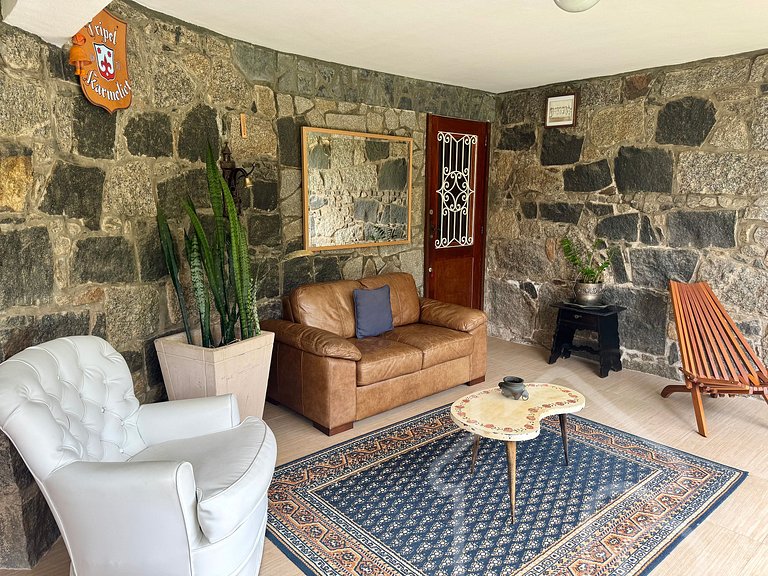 Casa com vista para as montanhas