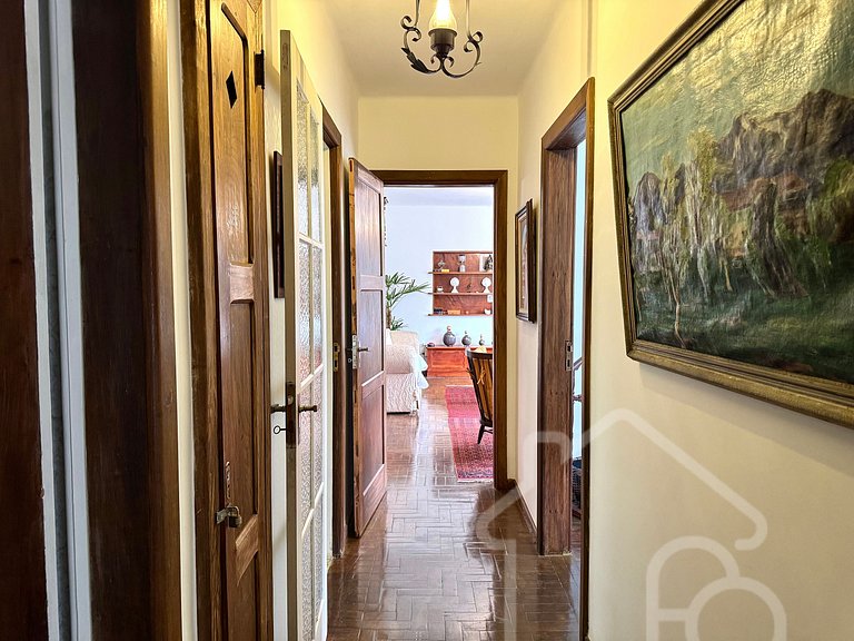 Casa com vista para as montanhas