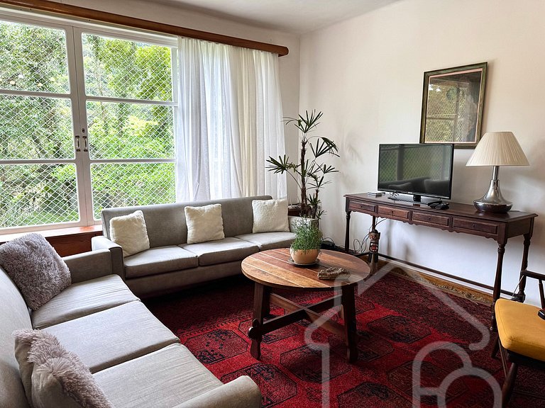 Casa com vista para as montanhas