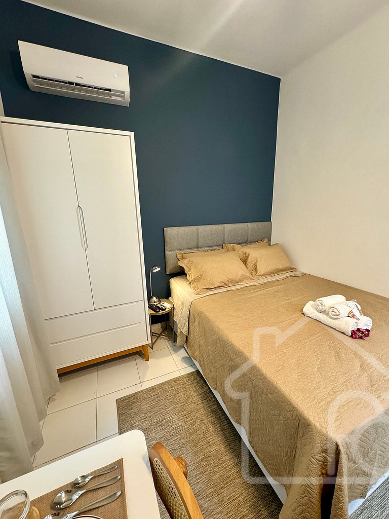 Estúdio reformado no Leblon | 5 min da praia