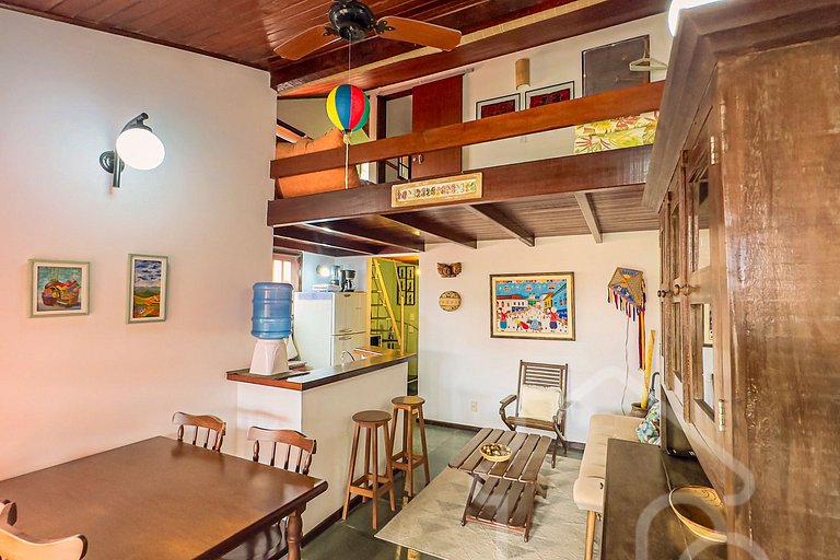 Casa a 5 min da Praia de Geribá com piscina