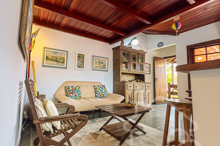 Casa a 5 min da Praia de Geribá com piscina