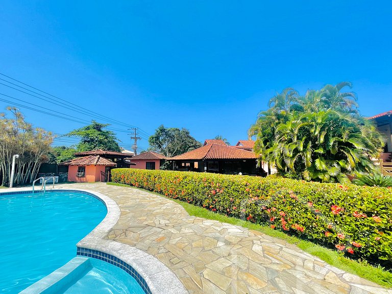 Casa a 5 min da Praia de Geribá com piscina