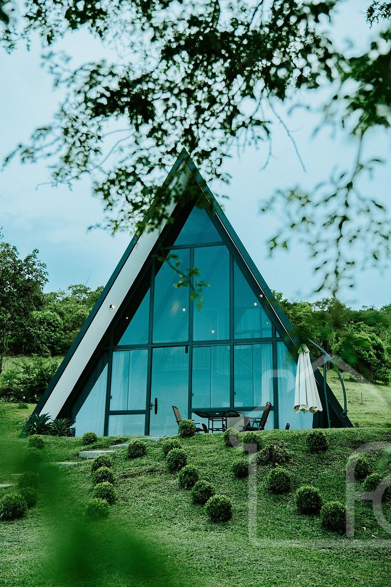 Chalé na Serra com banheira