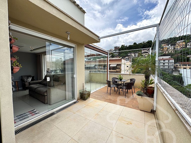 Cobertura com Área Gourmet na Alberto Braune