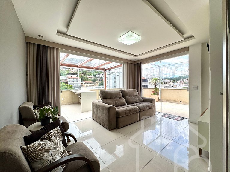 Cobertura com Área Gourmet na Alberto Braune