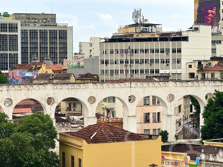 Apartamento com vista para os Arcos da Lapa
