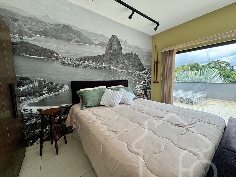 Cobertura exclusiva com piscina e vista | Loft Rio
