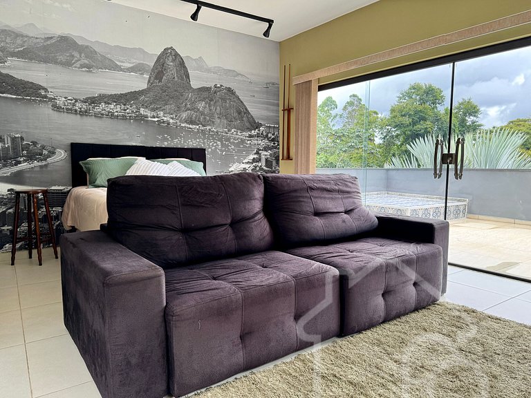 Cobertura exclusiva com piscina e vista | Loft Rio